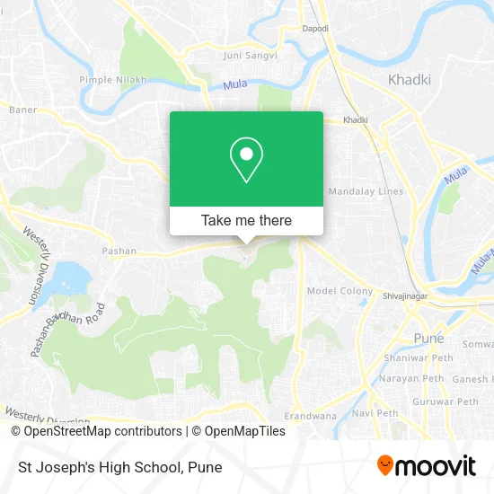 St Joseph's High School map