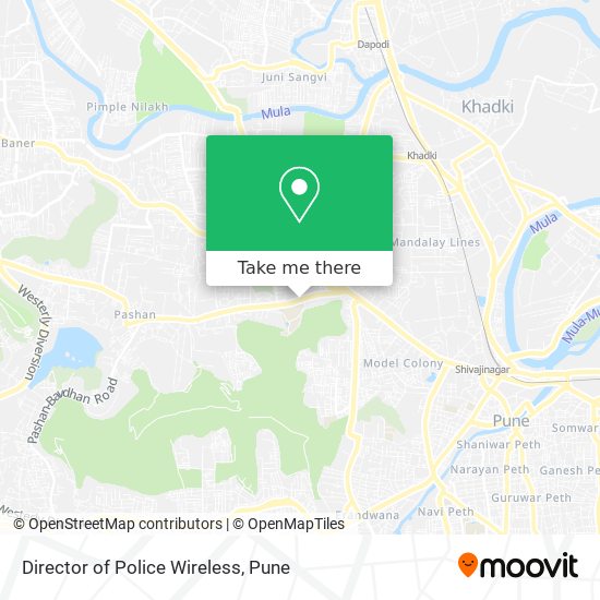 Director of Police Wireless map