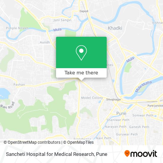 Sancheti Hospital for Medical Research map