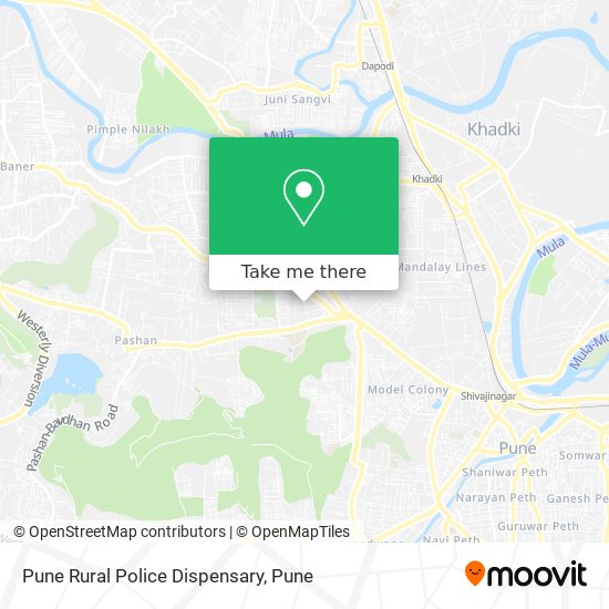 Pune Rural Police Dispensary map