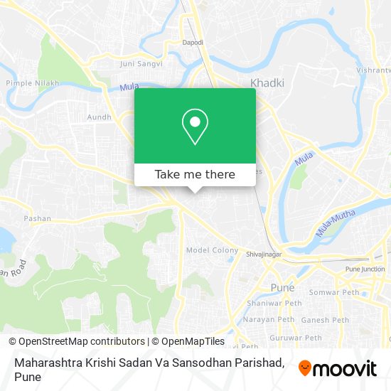 Maharashtra Krishi Sadan Va Sansodhan Parishad map