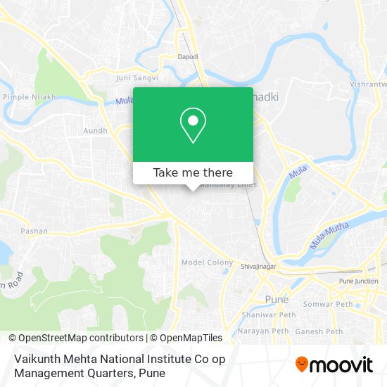 Vaikunth Mehta National Institute Co op Management Quarters map