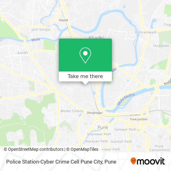 Police Station-Cyber Crime Cell Pune City map
