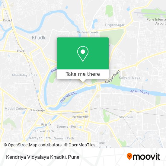 Kendriya Vidyalaya Khadki map