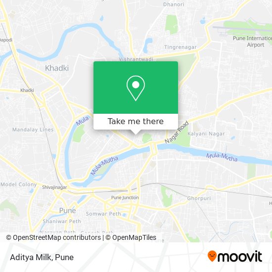 Aditya Milk map