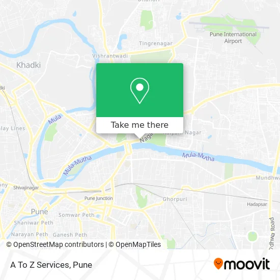 A To Z Services map
