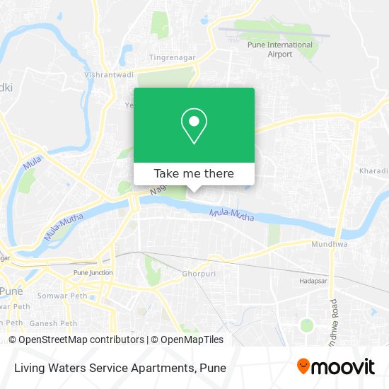 Living Waters Service Apartments map