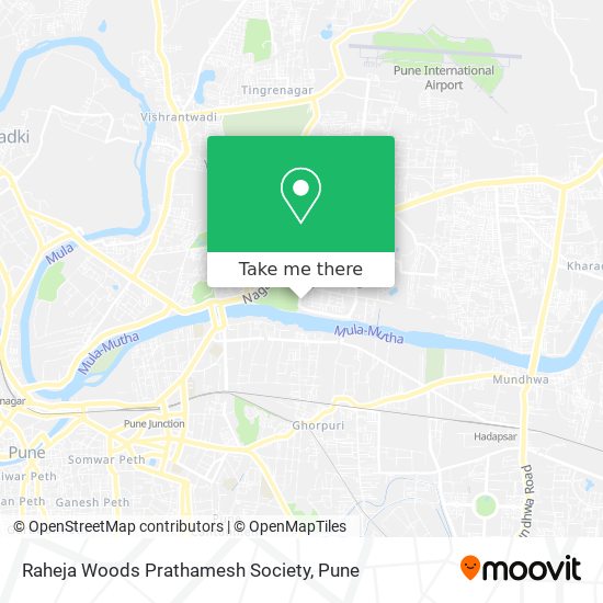 Raheja Woods Prathamesh Society map