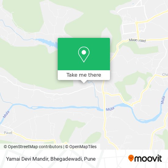 Yamai Devi Mandir, Bhegadewadi map