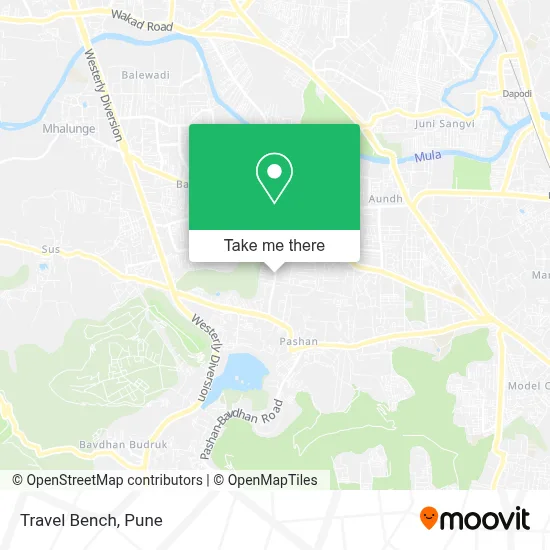 Travel Bench map