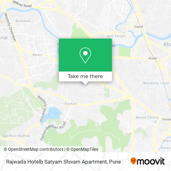 Rajwada Hotelb Satyam Shivam Apartment map