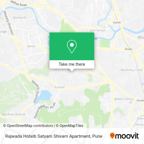 Rajwada Hotelb Satyam Shivam Apartment map