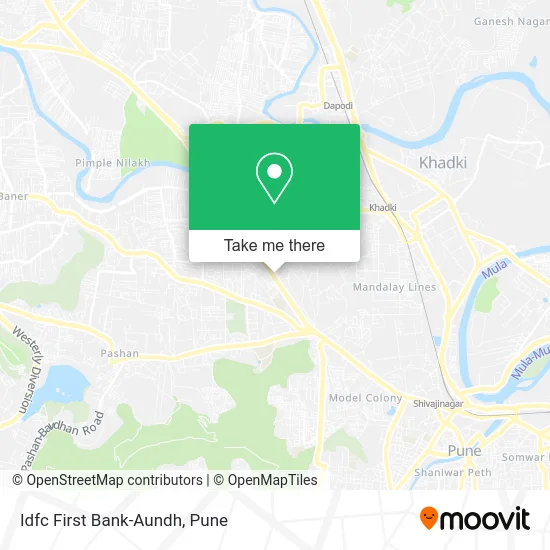 Idfc First Bank-Aundh map