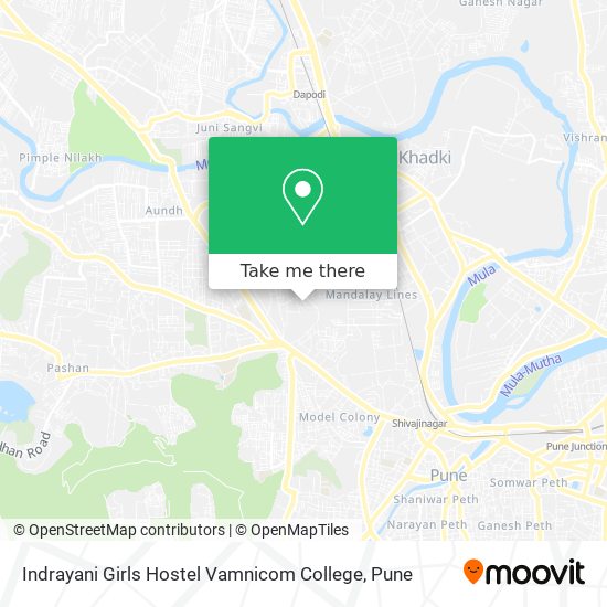 Indrayani Girls Hostel Vamnicom College map
