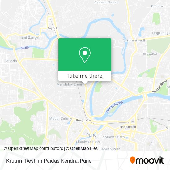 Krutrim Reshim Paidas Kendra map