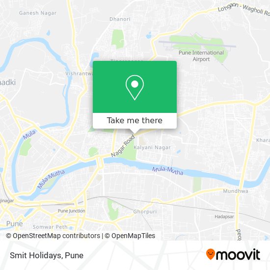 Smit Holidays map