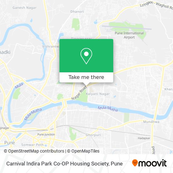 Carnival Indira Park Co-OP Housing Society map