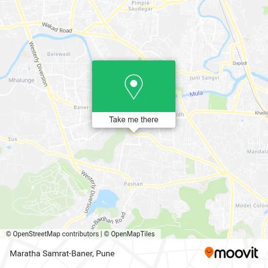 Maratha Samrat-Baner map