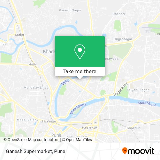 Ganesh Supermarket map