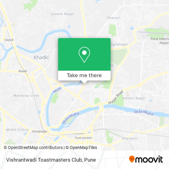Vishrantwadi Toastmasters Club map