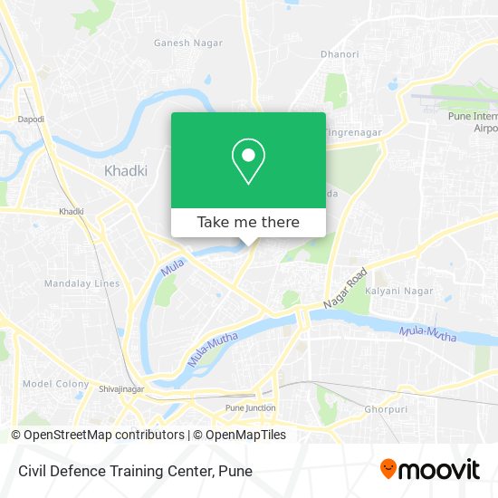 Civil Defence Training Center map