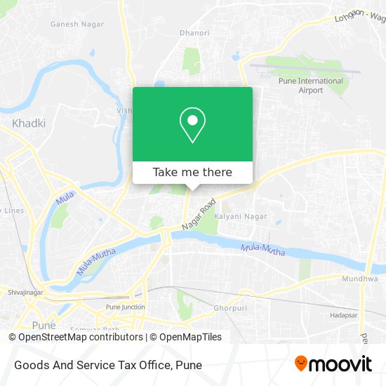 Goods And Service Tax Office map