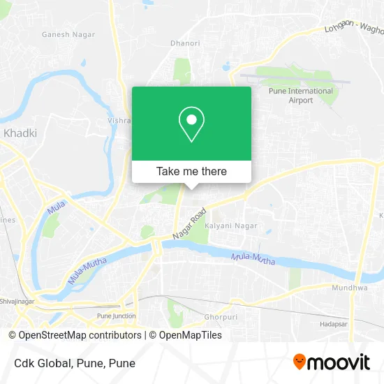 Cdk Global, Pune map