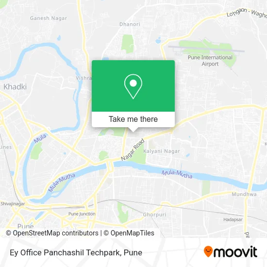 Ey Office Panchashil Techpark map