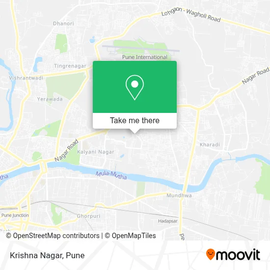 Krishna Nagar map