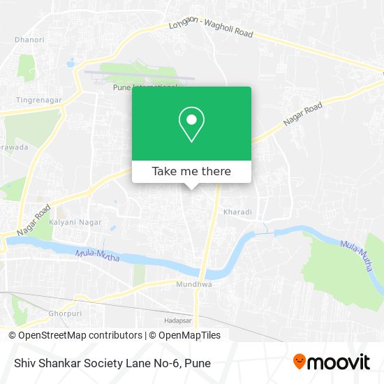 Shiv Shankar Society Lane No-6 map