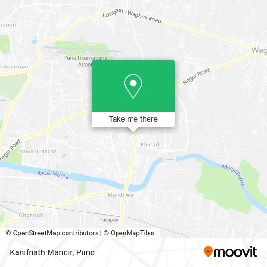 Kanifnath Mandir map