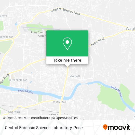Central Forensic Science Laboratory map