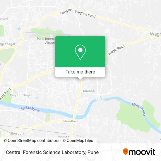 Central Forensic Science Laboratory map