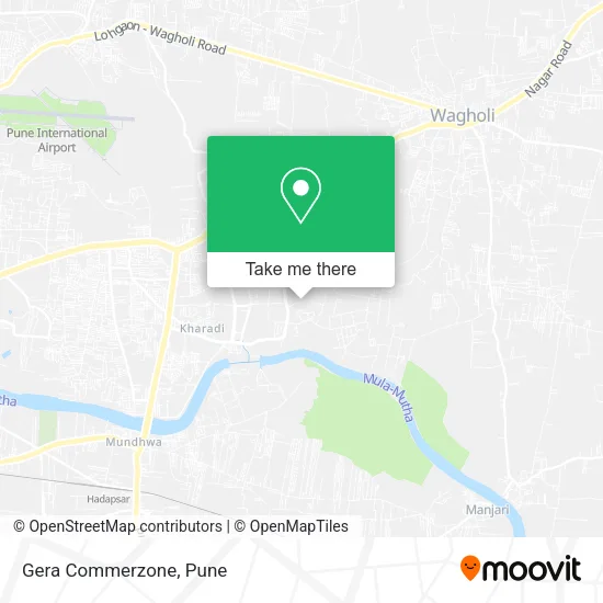 Gera Commerzone map