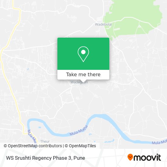 WS Srushti Regency Phase 3 map
