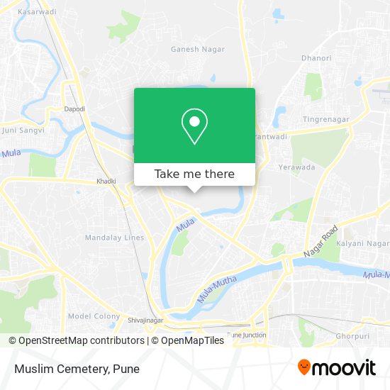 Muslim Cemetery map