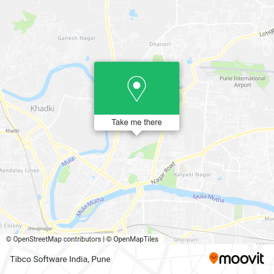 Tibco Software India map