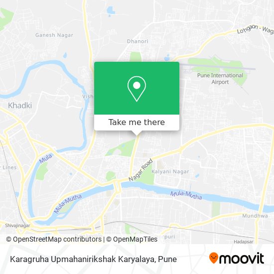 Karagruha Upmahanirikshak Karyalaya map