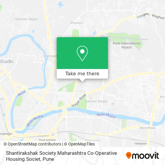 Shantirakshak Society Maharashtra Co-Operative Housing Societ map