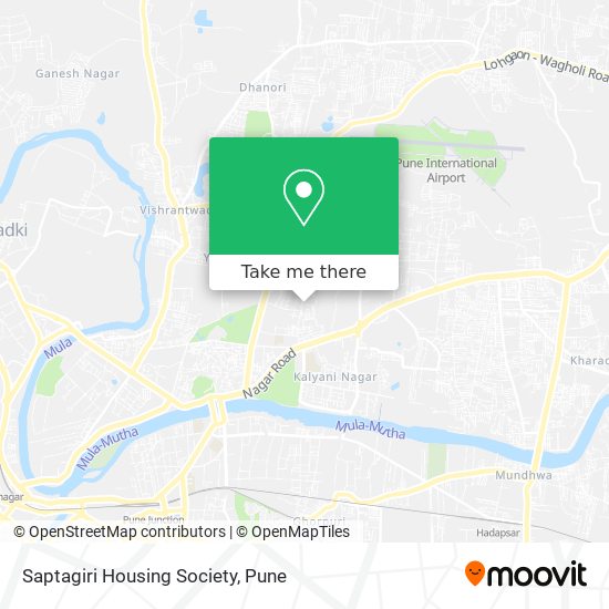 Saptagiri Housing Society map