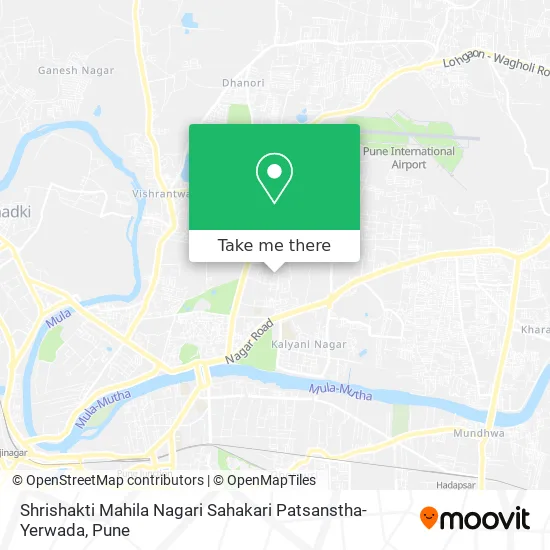 Shrishakti Mahila Nagari Sahakari Patsanstha-Yerwada map