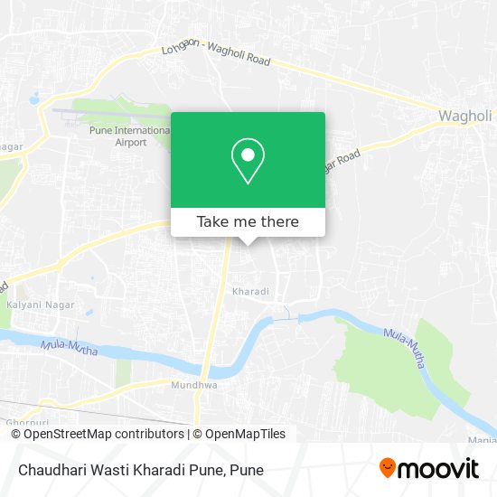 Chaudhari Wasti Kharadi Pune map