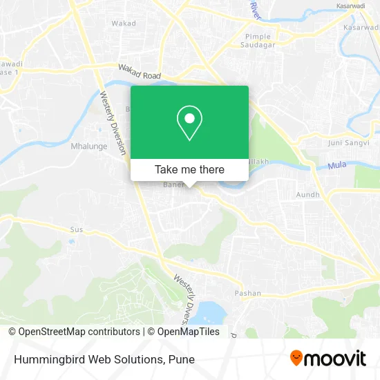Hummingbird Web Solutions map