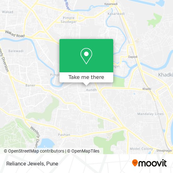 Reliance Jewels map