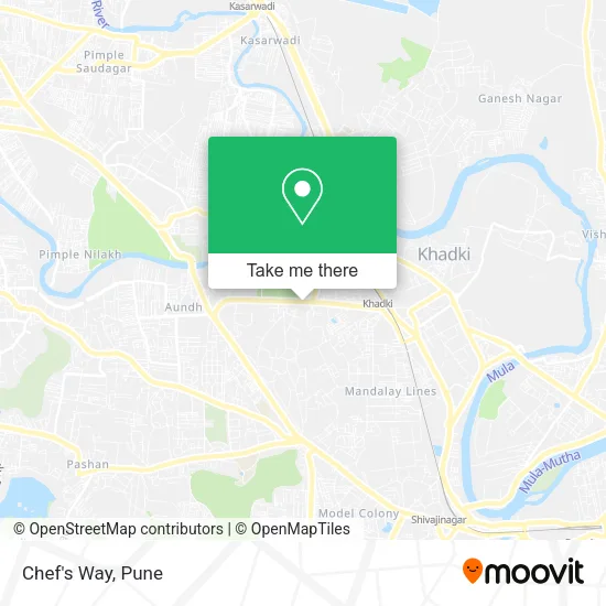 Chef's Way map