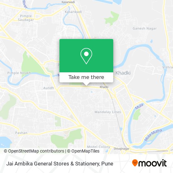 Jai Ambika General Stores & Stationery map