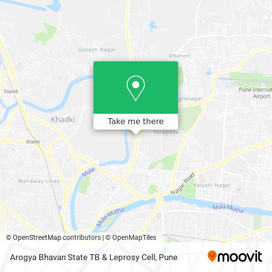 Arogya Bhavan State TB & Leprosy Cell map