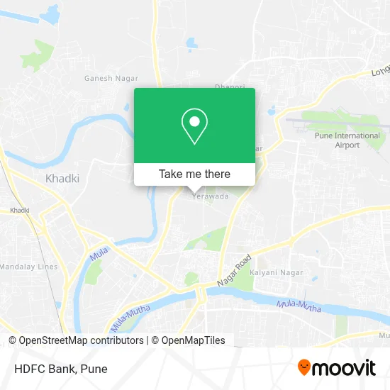 HDFC Bank map