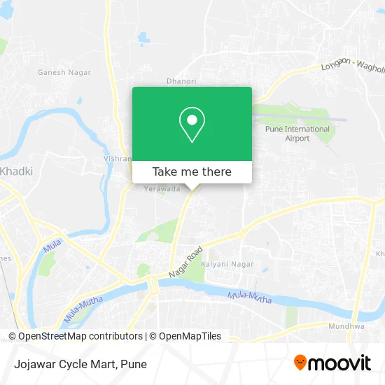 Jojawar Cycle Mart map