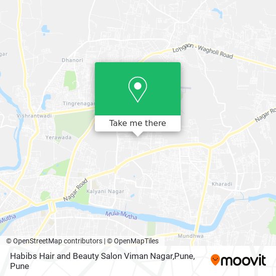 Habibs Hair and Beauty Salon Viman Nagar,Pune map